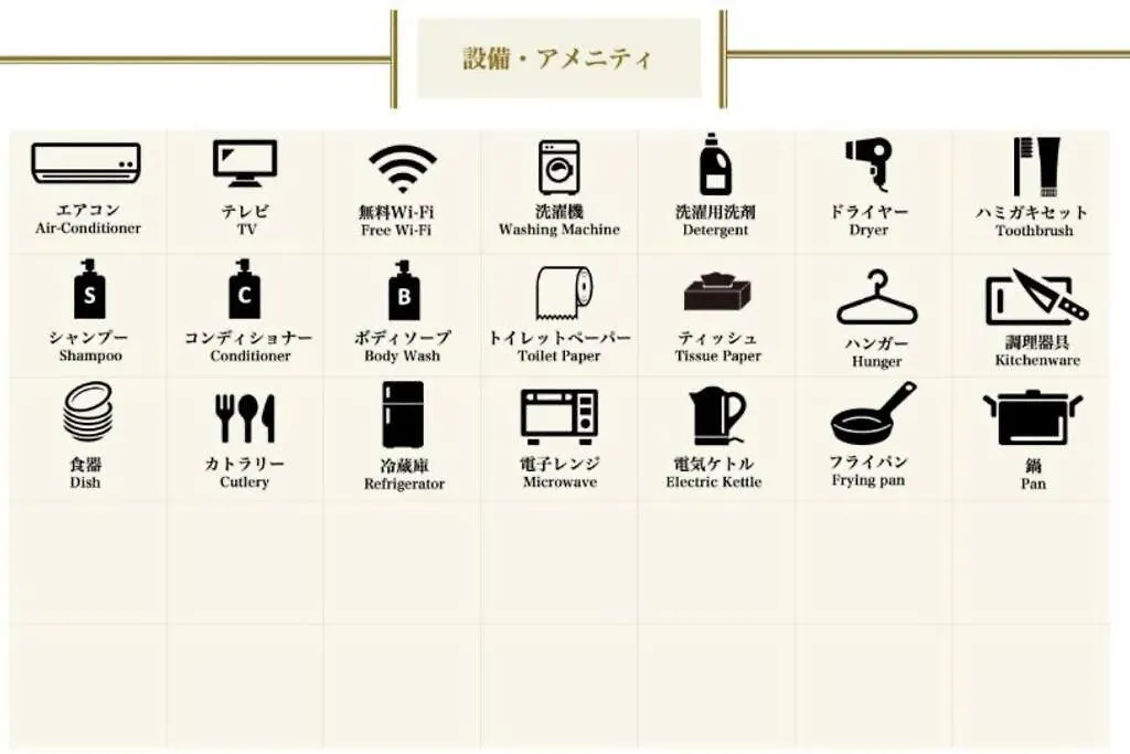 最大16名の広々ステイ新今宮駅4分動物園前駅すぐ大阪観光に超便利 Apartment Japan